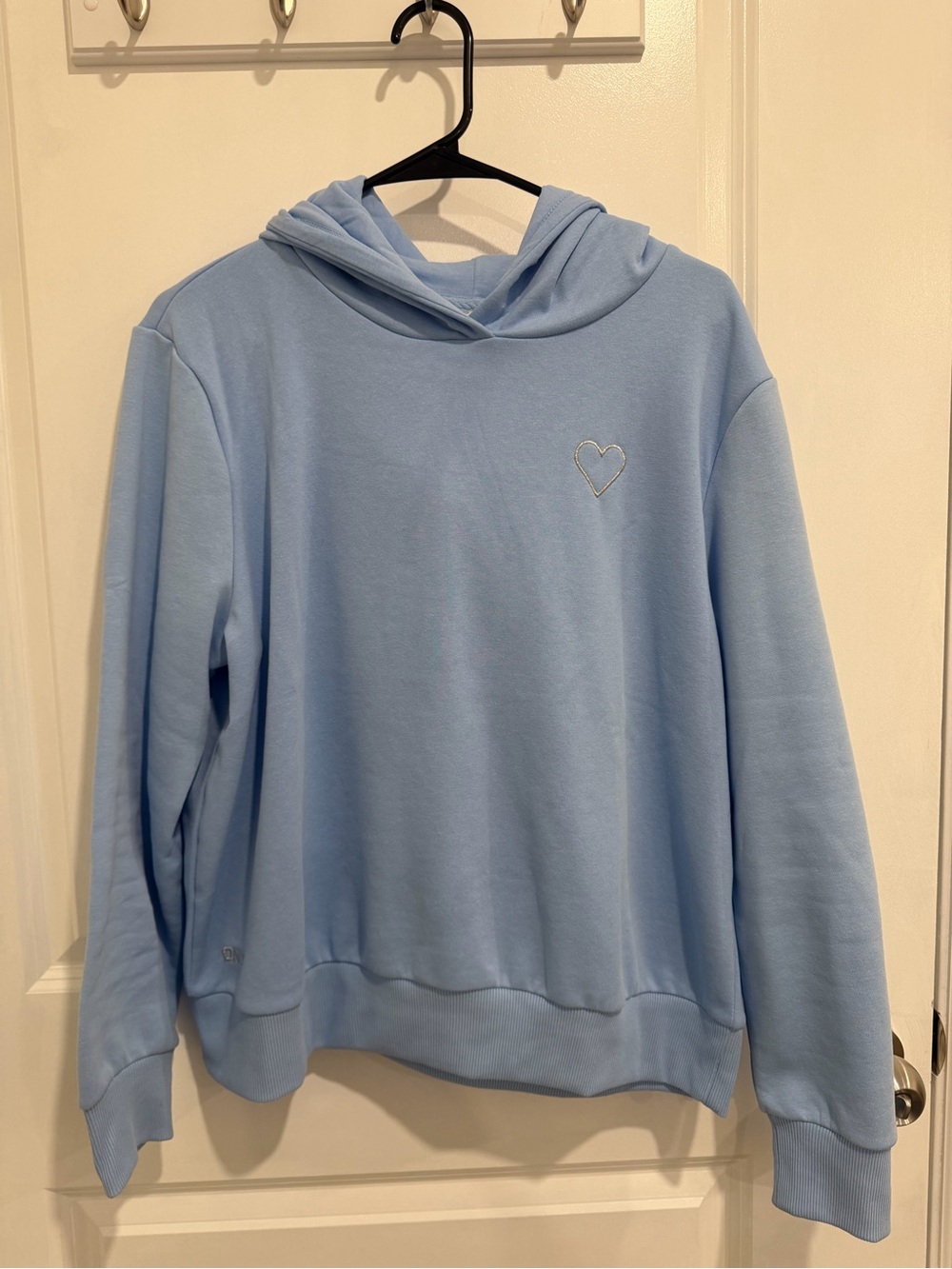 ONLY Light Blue Hoodie with Heart Tag